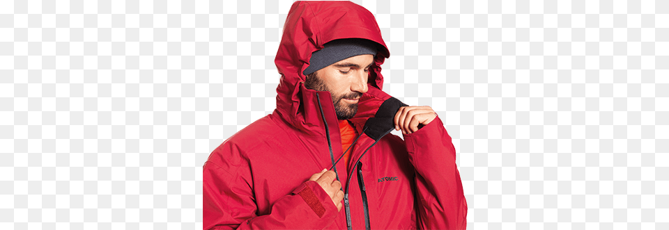 Redster Gtx Jacket Hooded, Clothing, Coat, Adult, Male Free Transparent Png