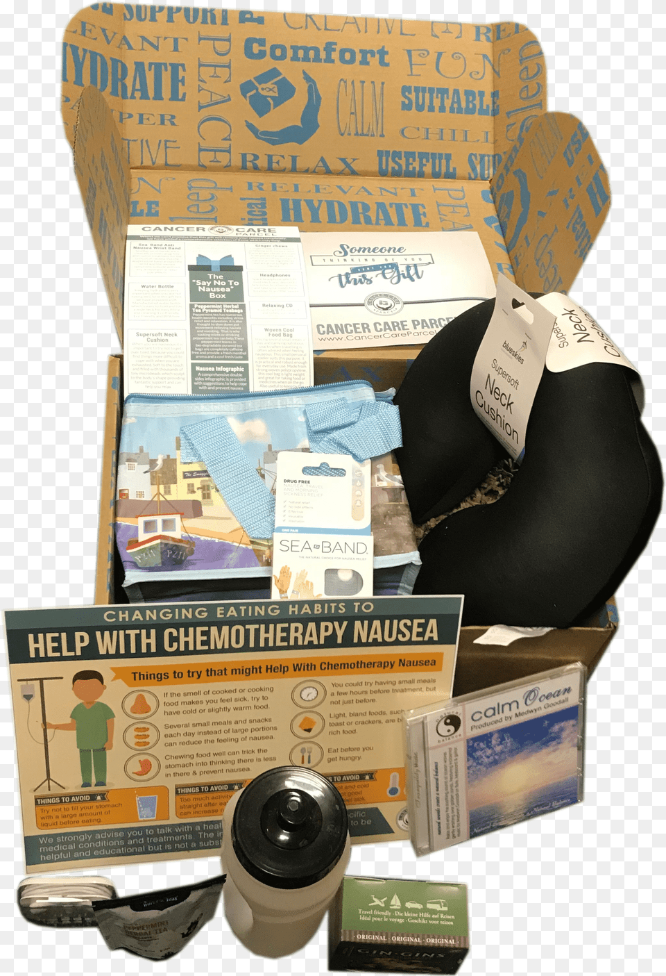 Reducing Cancer Vomiting And Nausea Gift Hamper, Box, Boy, Person, Male Free Png