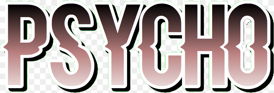 Redvelvet Psycho Sticker Horizontal, Text, Number, Symbol Png