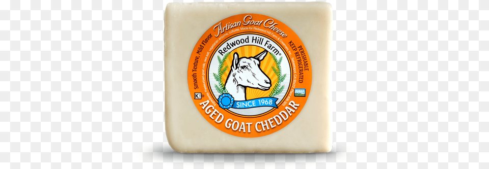 Redwood Hill Farm Artisan Aged Goat Cheddar Cheese, Food, Ketchup Free Transparent Png