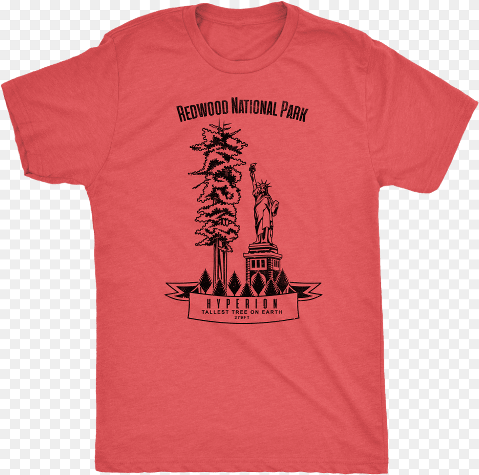 Redwood Hyperion Tree Shirt Mike Doughty T Shirt, Clothing, T-shirt, Person Free Transparent Png