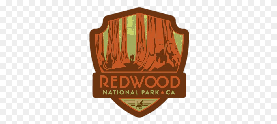 Redwood National Park Emblem, Badge, Logo, Symbol Free Png