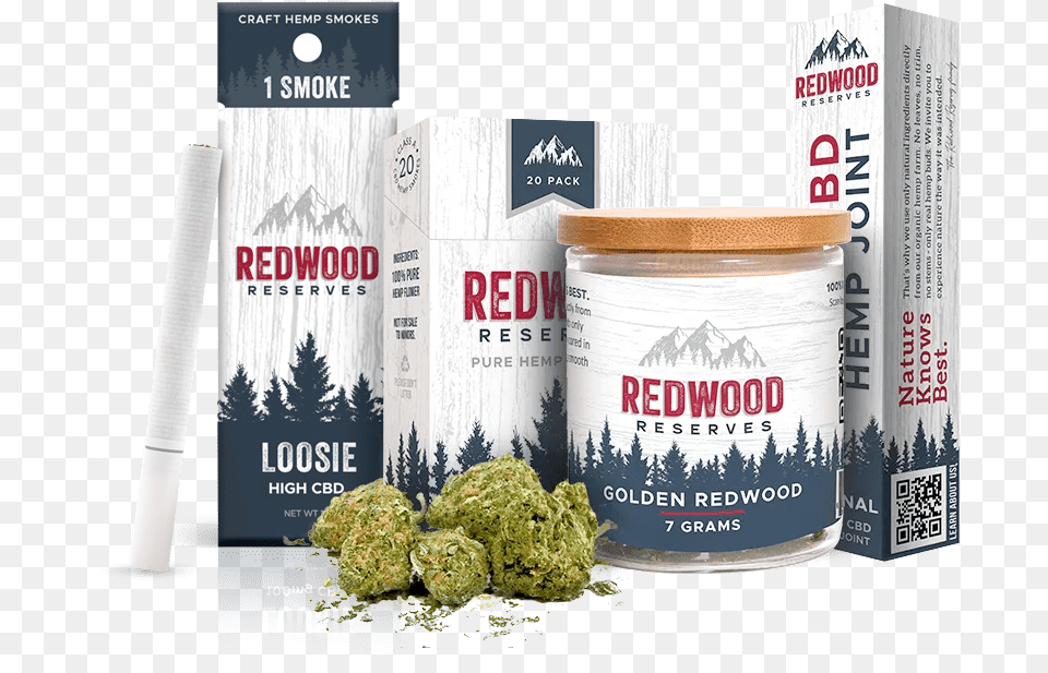 Redwood Reserves Hemp Cigarettes, Qr Code, Herbal, Herbs, Plant Png Image