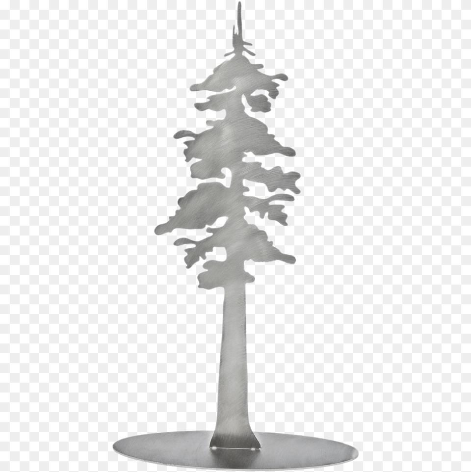 Redwood Tree Stainless Steel Stand Feather Christmas Tree, Plant, Person, Fir, Silhouette Free Png Download