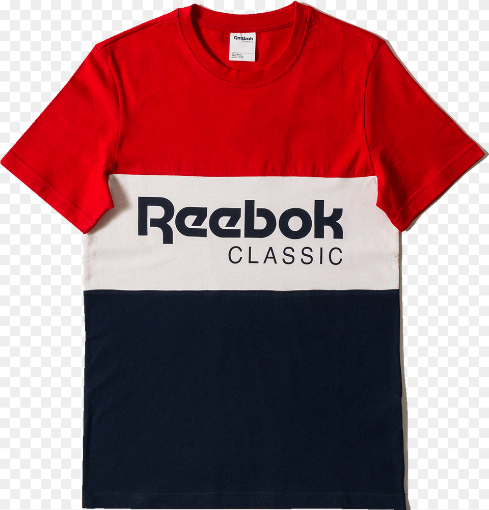 Reebok Archive Stripe Tee Active Shirt, Clothing, T-shirt Png Image