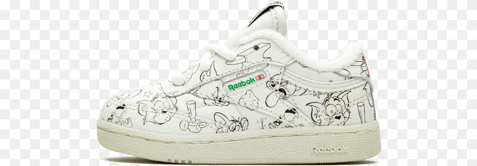 Reebok Club C 85 Tom And Jerry Walking Shoe, Clothing, Footwear, Sneaker Free Png Download
