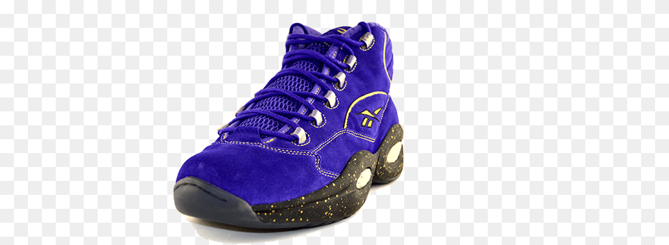 Reebok Question Quotcrown Royalquot Sneakers, Clothing, Footwear, Shoe, Sneaker Png