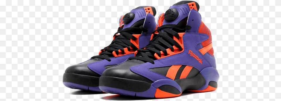 Reebok Shaq Attaq Phoenix Suns Sneakers, Clothing, Footwear, Shoe, Sneaker Free Png