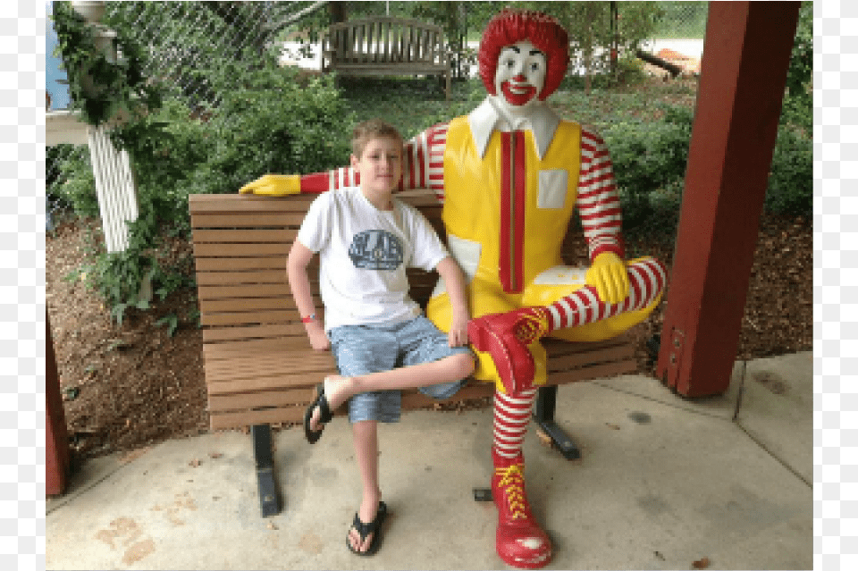Reece The One Lung Wonder Presented By Ronald Mcdonald Ronald Mcdonald Real Story, Clothing, Person, Costume, Head Free Png Download