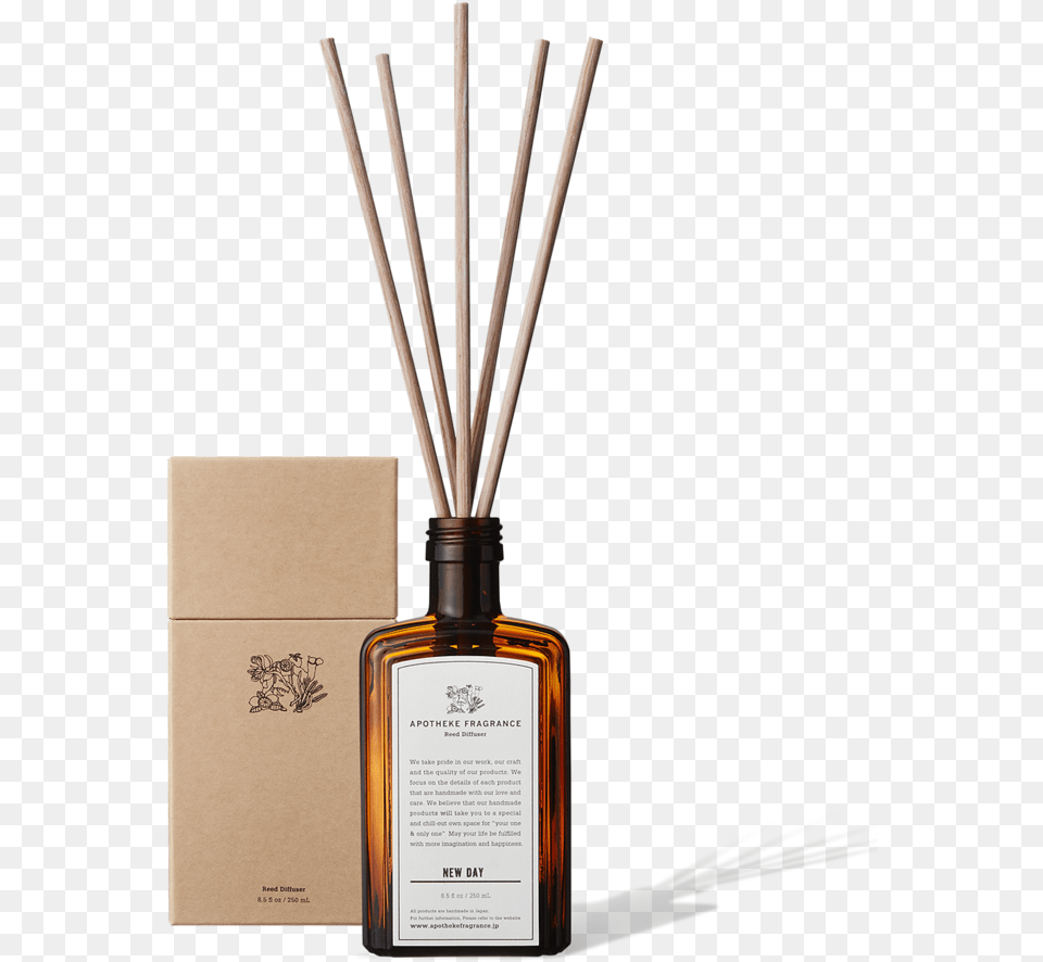 Reed Diffuser New Day Apotheke Fragrance, Bottle, Alcohol, Beverage, Liquor Png