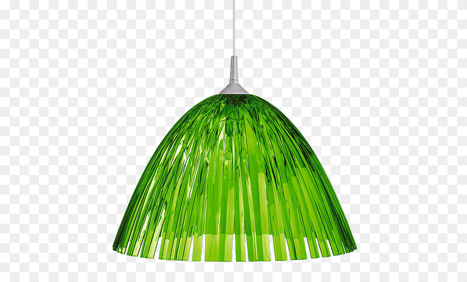 Reed Una Pantalla Como Los Rayos Del Sol Koziol Reed Hanging Lamp Transparent Green, Chandelier, Lampshade Free Png