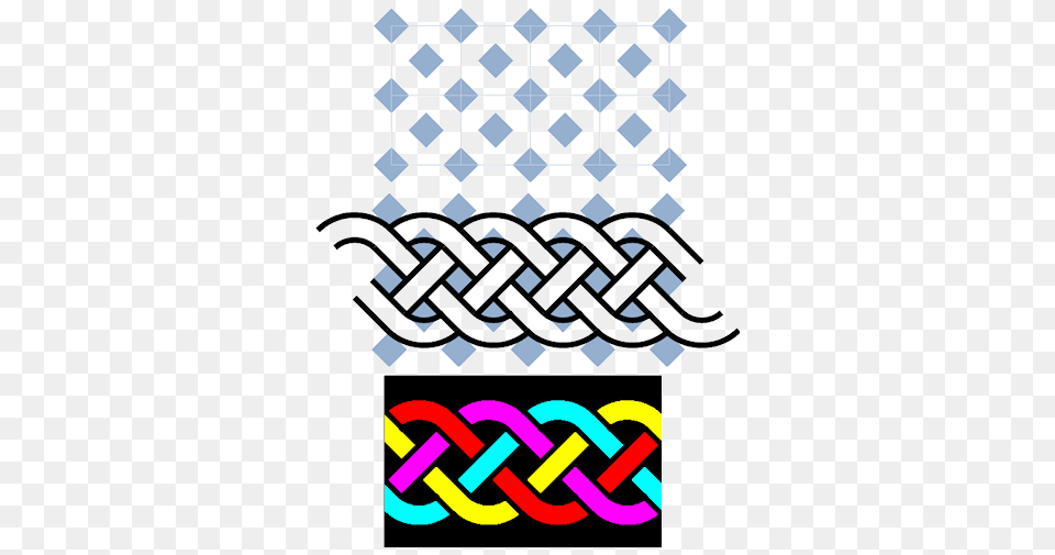 Reeds Knotwork Tutorial Basic Interlacing, Dynamite, Weapon, Pattern, Person Free Transparent Png