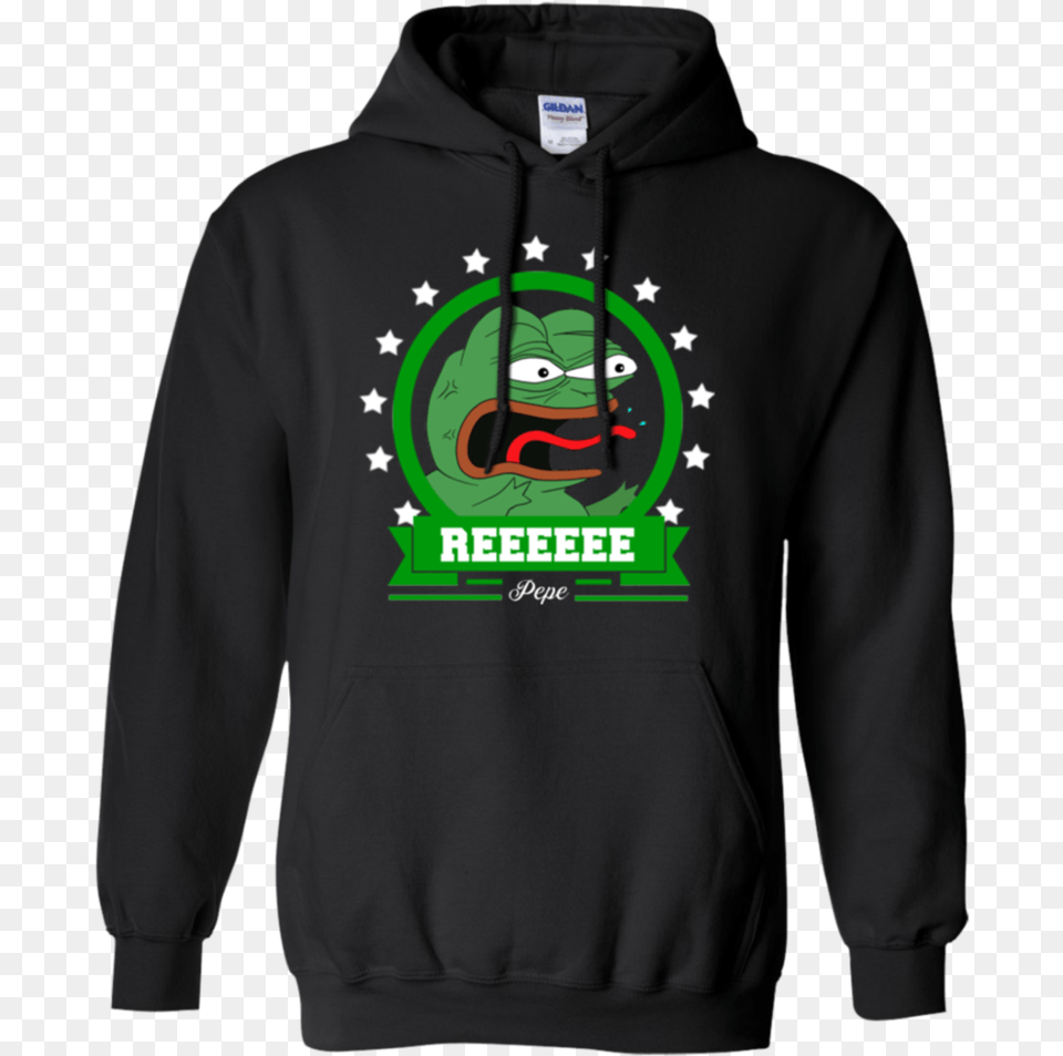 Reeeeee Angry Pepe Kekistan Hoodie Adidas Rick And Morty, Clothing, Knitwear, Sweater, Sweatshirt Png