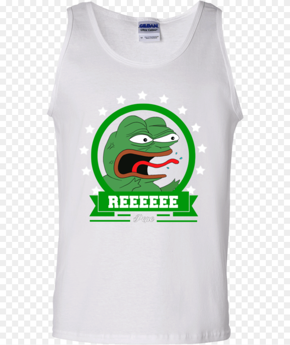 Reeeeee Angry Pepe Kekistan Tank Top, Clothing, T-shirt, Tank Top, Shirt Free Png Download