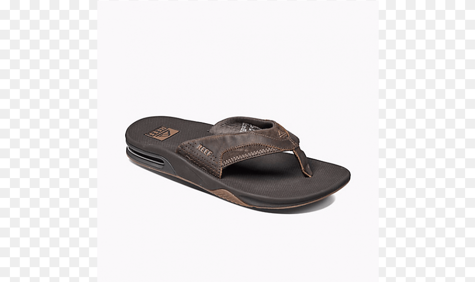 Reef Men S Leather Fanning Sandal Slipper, Clothing, Footwear, Flip-flop, Shoe Png