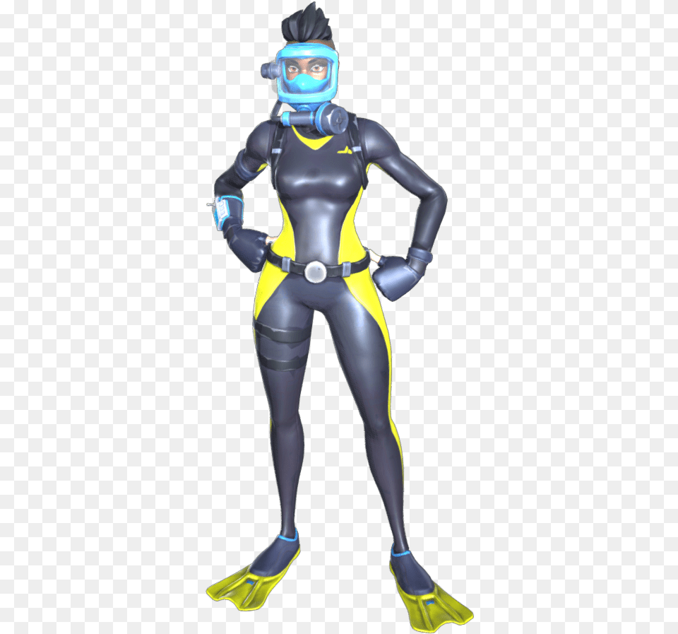 Reef Ranger Fortnite Outfit Skin How To Get News Wolverine, Adult, Female, Person, Woman Free Png