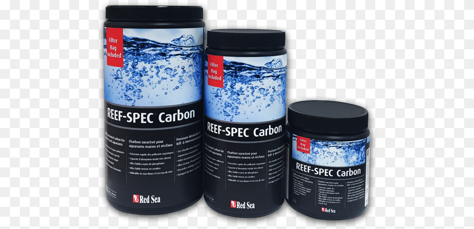 Reef Spec Carbon Red Sea Carbon, Paint Container, Bottle Free Transparent Png