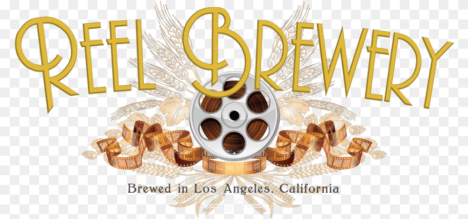 Reel Brewery Logo Nobkgrd 01 Art Deco Signs, Accessories, Tape, Chandelier, Lamp Png
