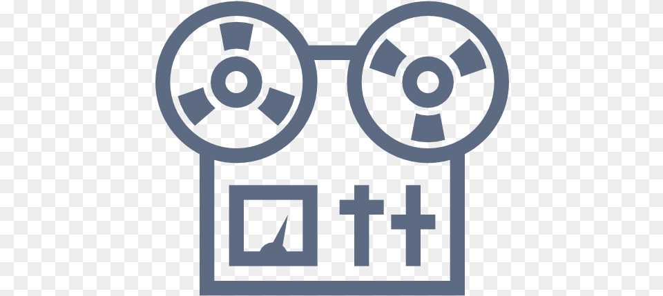 Reel To Tape Recorder Musical Reel To Reel Tape Recorder Icon, Device, Grass, Lawn, Lawn Mower Png Image