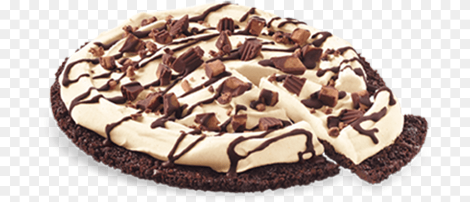 Reese Peanut Butter Cups Treatzza Pizza Dairy Queen Treatzza Pizza, Birthday Cake, Sweets, Food, Dessert Png Image