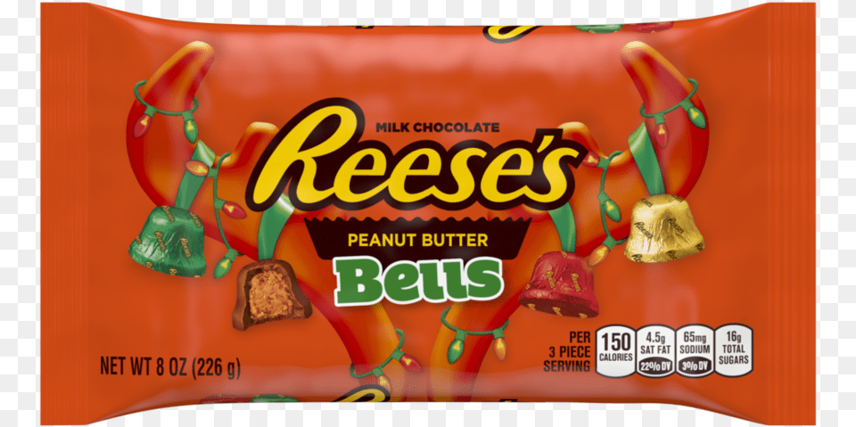 Reese S Peanut Butter Bells, Food, Sweets, Candy Free Png Download