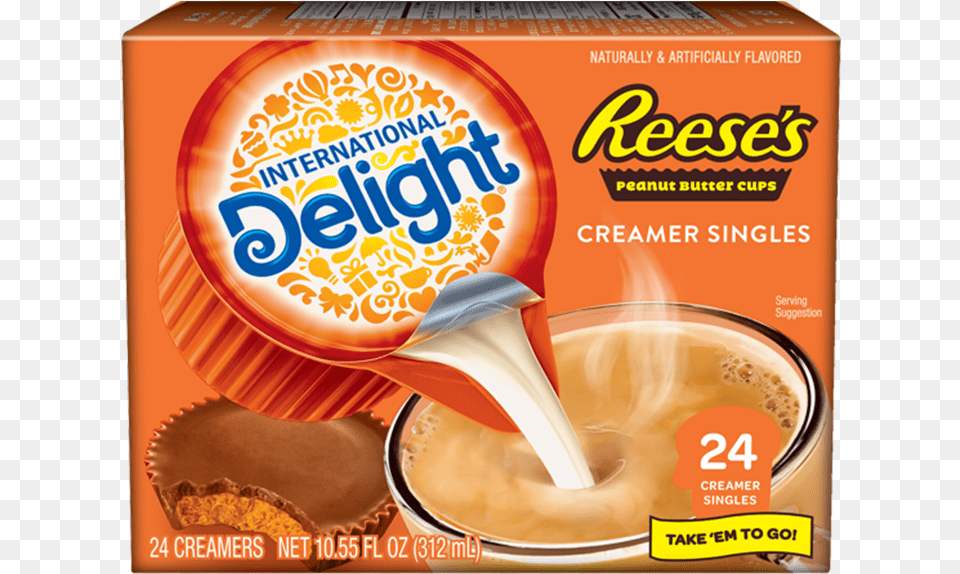 Reese S Peanut Butter Cup Coffee Creamer Reese39s Delight Coffee Creamer, Advertisement, Beverage, Coffee Cup, Food Png Image