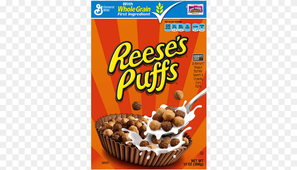 Reese S Puffs Reese39s Puff General Mills Cereal, Food, Snack Png