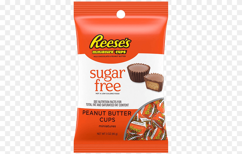 Reese S Sugar Miniature Peanut Butter Cups, Food, Sweets, Chocolate, Dessert Free Transparent Png