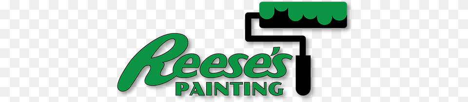 Reeses Painting Horizontal, Green, Logo, Light, Text Png