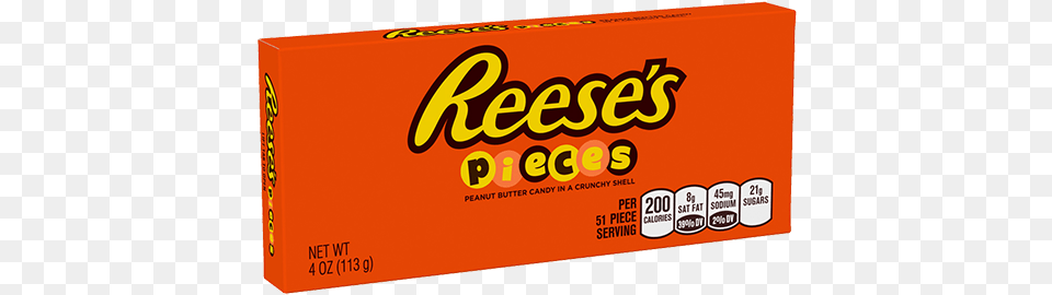 Reeses Pieces 113g Box American Candy Pieces Theater Box, Food, Sweets Free Png