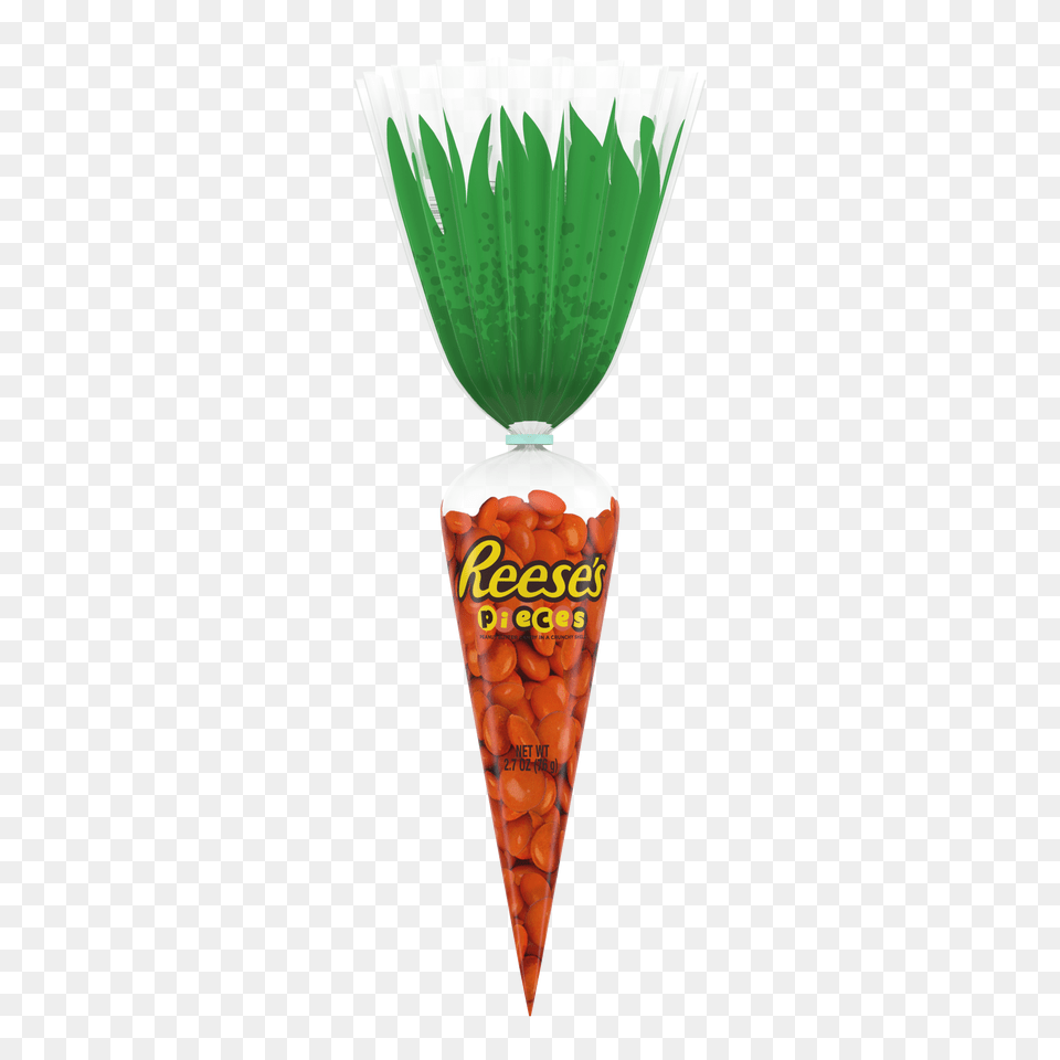 Reeses Pieces Easter Peanut Butter Pieces Carrot Candy, Cone Png