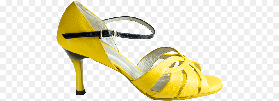 Ref T287d C1207 All In Yellow Leather Basic Pump, Clothing, Footwear, High Heel, Sandal Free Png Download