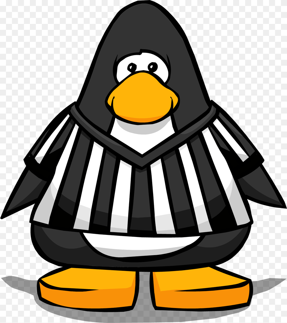 Referee Jersey From A Player Card Club Penguin Blue Tux Free Png Download