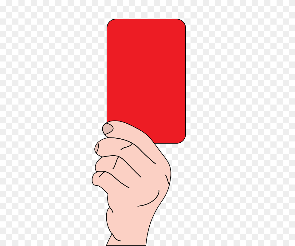 Referee Showing Red Card, Body Part, Hand, Person, Baby Free Transparent Png