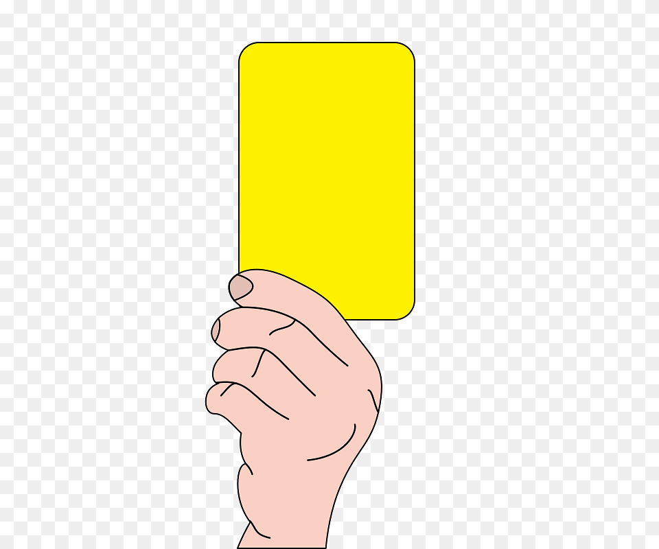 Referee Showing Yellow Card, Baby, Person Free Png Download
