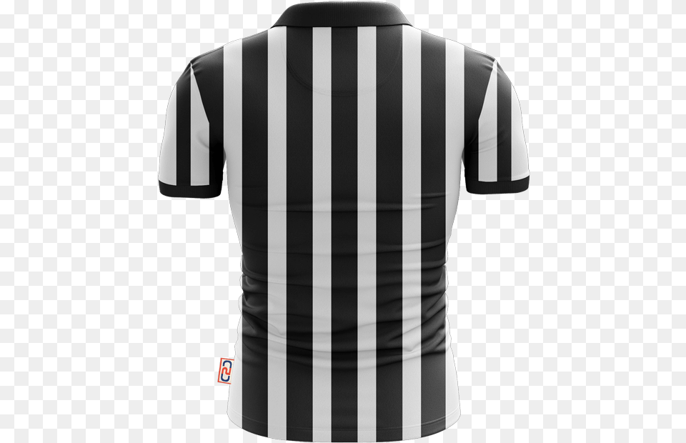 Referee Stripe Cooldry Polo, Clothing, Shirt, T-shirt, Vest Free Png