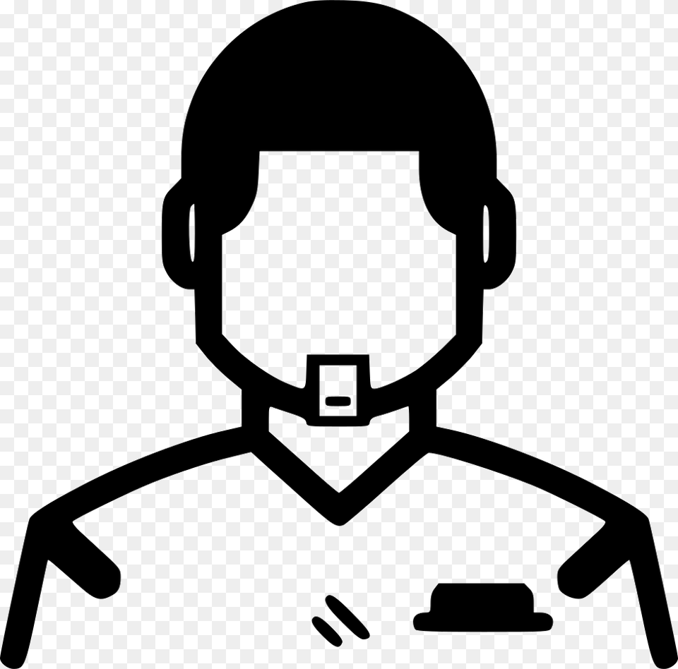 Referee Svg Icon Download Referee, Stencil, People, Person Png
