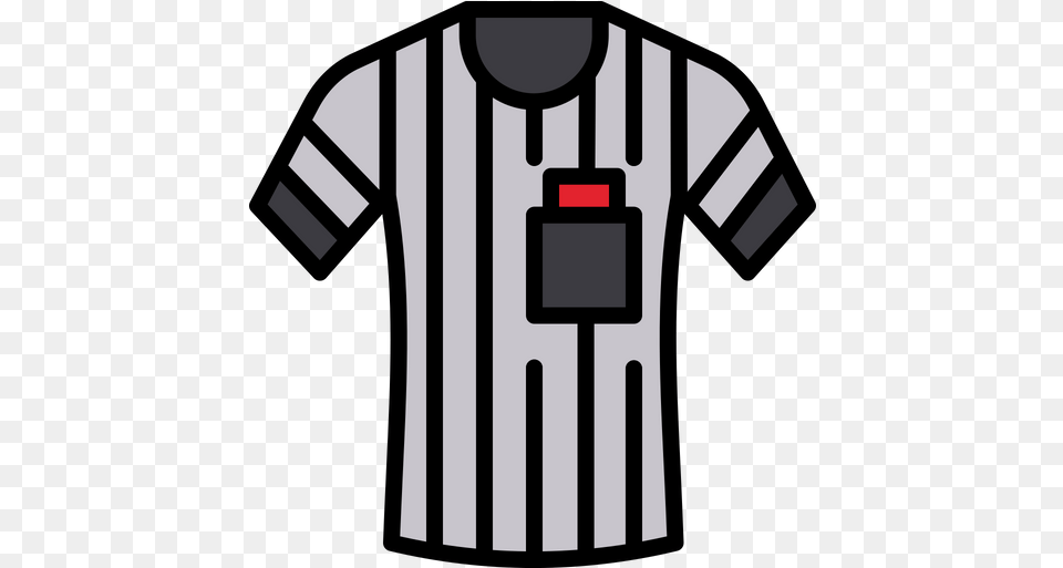 Referee T Shirt Icon Of Colored Outline Style Available In Market Share Icon, Clothing, T-shirt, Gate Free Png Download