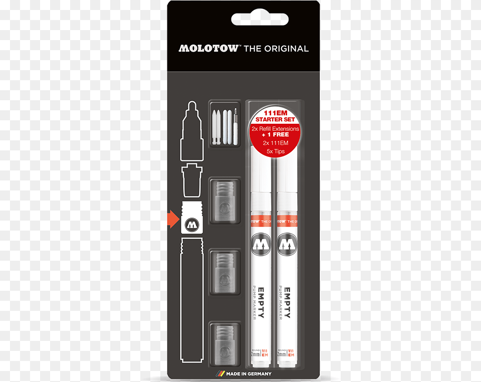 Refill Extension 111em Starter Kittitle Refill Extension Molotow Marker, Brush, Device, Tool, Electronics Png
