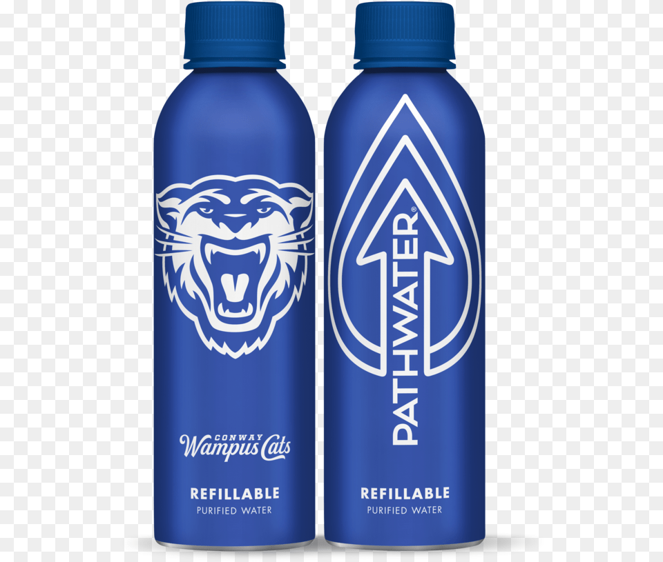Refillable Aluminum Water Bottle With Path Water Limited Edition, Water Bottle, Shaker Png