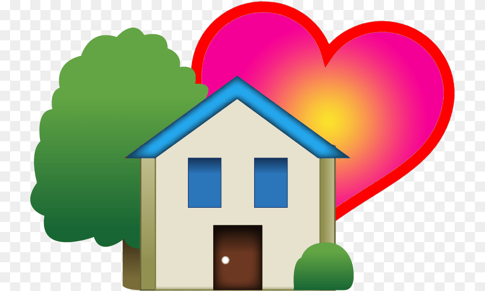 Refinance Your Home Today House Emoji With Heart, Neighborhood, Architecture, Building, Countryside Free Transparent Png