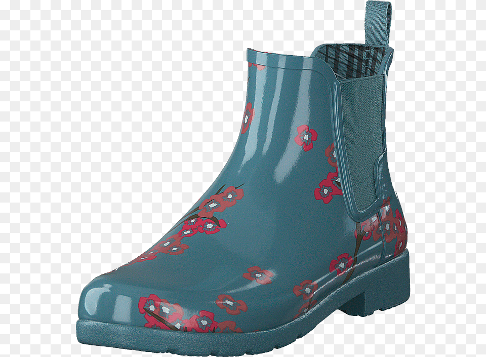 Refined Blossom Print Chelsea Soft Pine Floral Chelsea Boot, Clothing, Footwear Png Image