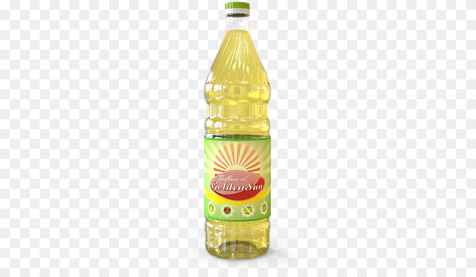 Refined Deodorized Sunflower Oil Sun Oil In Ukraine, Cooking Oil, Food, Bottle, Shaker Free Png Download
