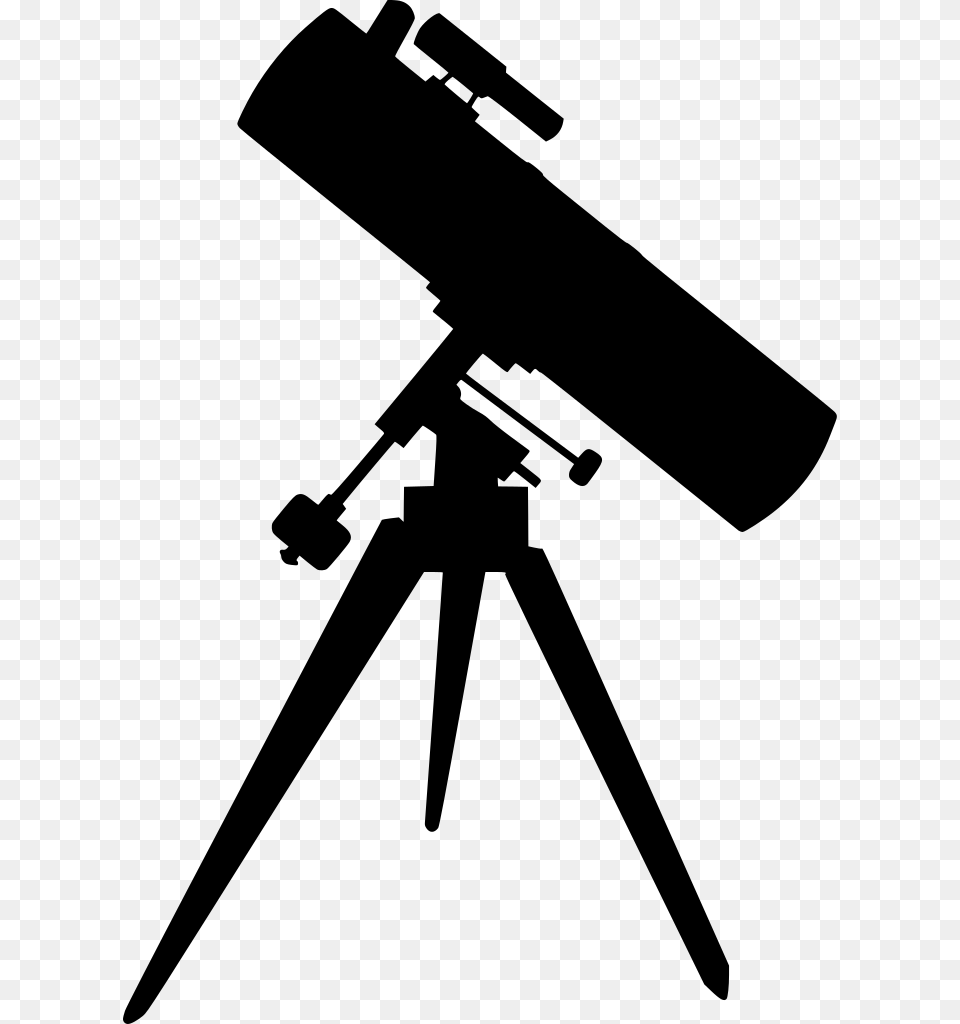 Reflecting Telescope, Gray Png Image