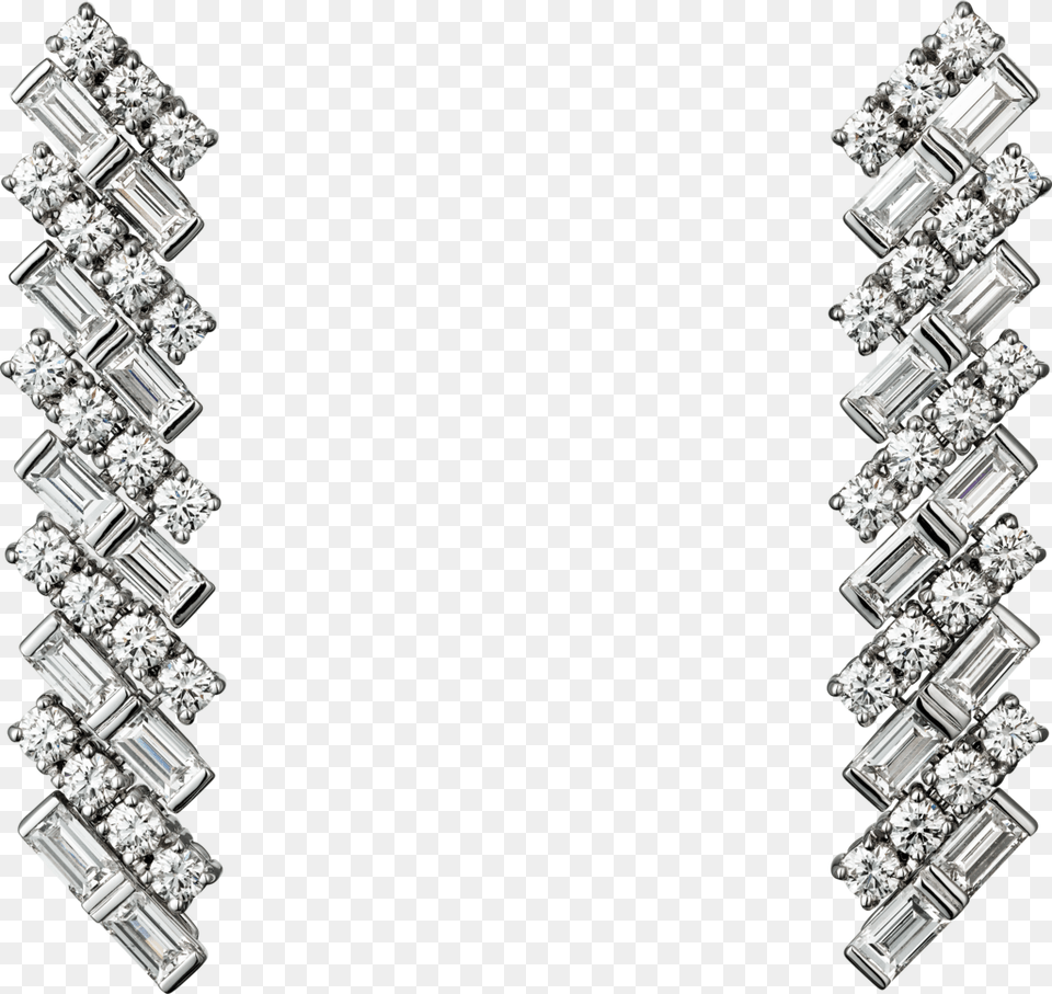 Reflection De Cartier Earringswhite Gold Diamonds Meghan Markle Cartier Earrings, Accessories, Diamond, Earring, Gemstone Free Png