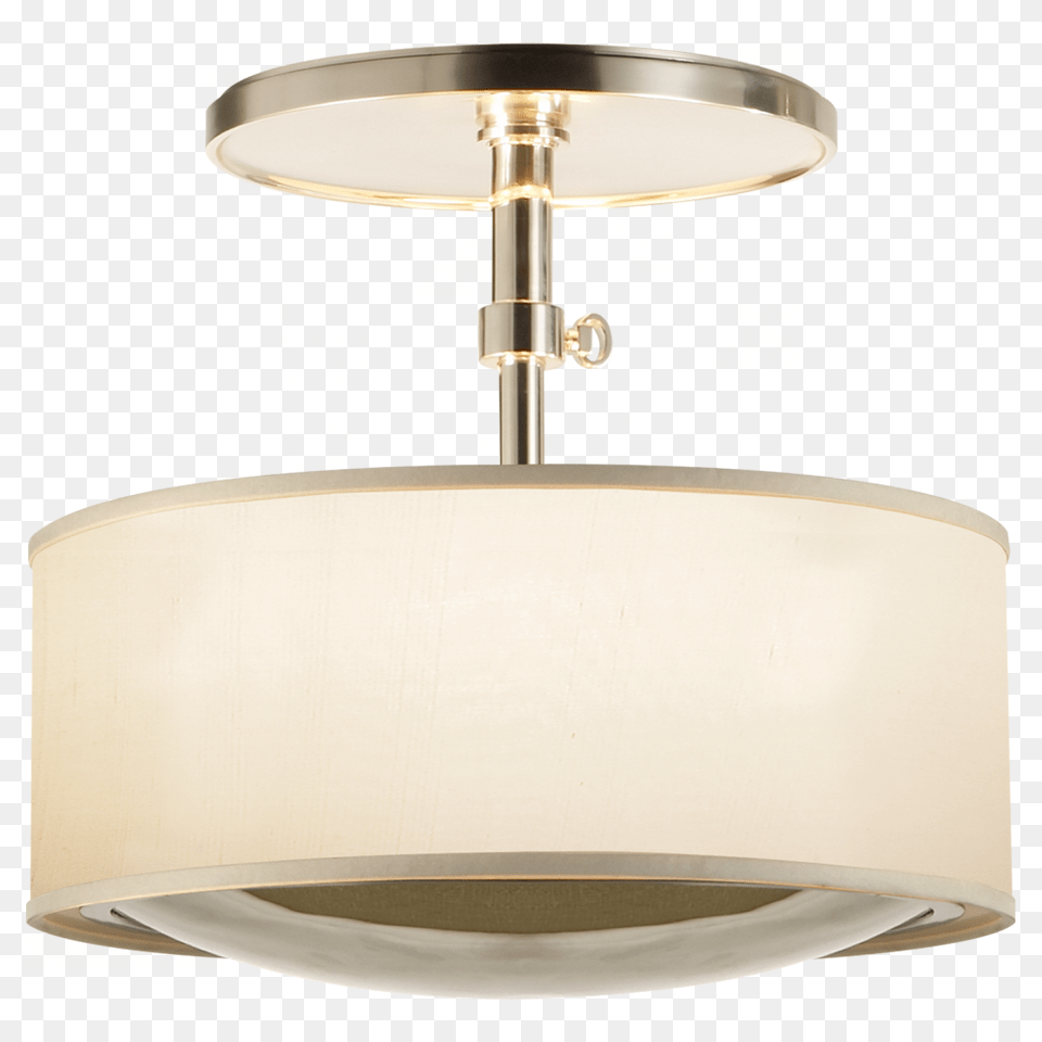 Reflection Semi Flush Hanging Shade In Soft Silv, Light Fixture, Ceiling Light, Lamp Png