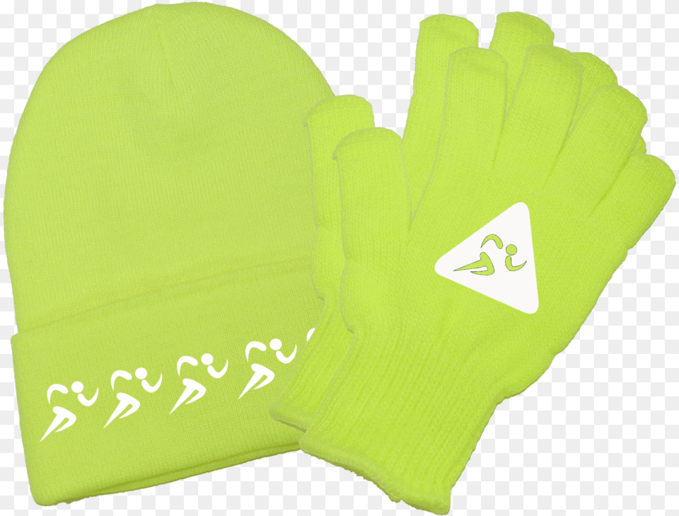 Reflective Knit Runners High, Cap, Clothing, Glove, Hat Free Png Download