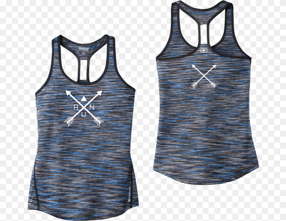 Reflective Tank Top Crossed Arrows Sleeveless, Clothing, Tank Top, Undershirt Free Png Download