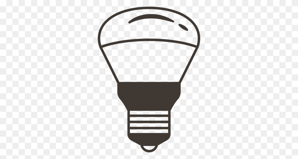 Reflector Light Bulb Stroke Icon, Lightbulb, Person, Electronics Png