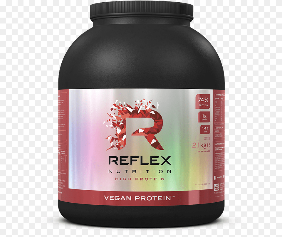 Reflex 100 Native Whey Strawberries Amp Cream, Beverage, Bottle Free Png Download